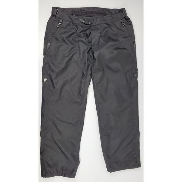 NWOT Icon Device Textile Moto Riding Performance Asphalt Overpants Black Mens 44 - Picture 1 of 16